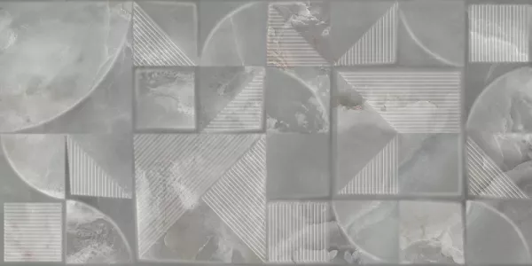 Плитка Азори 63x32 Opale настенная GREY STRUTTURA 1.39м2/44,48м2 глянцевая
