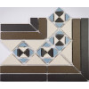 Керамогранит бордюр Metlaha Агата Угол матовая 19x26
