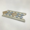 Керамогранит бордюр Metlaha Лили матовая 14x28