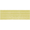 Настенная плитка декорированная Music Lemon Decor 30x8 глянцевая желтый El Barco