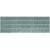 Настенная плитка декорированная Music Verde Decor 30x8 глянцевая зеленый El Barco