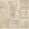 Настенная плитка рельефная Rusty Cream 20x20 матовая бежевый Mainzu