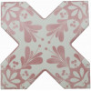 Керамогранит Cevica Becolors Cross Dec. Stencil Coral матовая 13x13