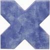 Керамогранит Cevica Becolors Cross Electric Blue матовая 13x13