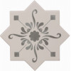 Керамогранит Cevica Becolors Star Dec. Stencil Grey матовая 13x13