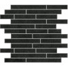Мозаика Idalgo Гранит Стоун Оксидо 2 полуполированная черный 30x36