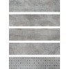 Керамогранит Cir Freeport Mix Grey матовая 35x9