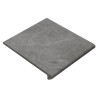 Клинкер Gres Aragon Peldaño Redondo 30 Petra Antracita Ant. матовая 33x30