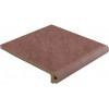Клинкер Gres Aragon Peldaño Redondo 33 Capri Rojo матовая 33x32