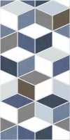 Плитка Керамин 60x30 Тренд настенная 2Д синий матовая