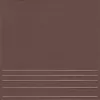 Плитка Керамин 30x30 Амстердам ступень клинкерная 4 коричневый 1,33м2/66,5м2/50уп матовая