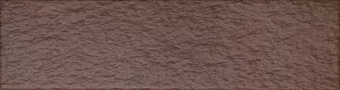 Плитка Керамин 25x7 Амстердам клинкерная 4 рельеф коричневый структурированная, матовая