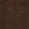 Плитка Керамин 30x30 Каир клинкерная 4Д коричневый рельеф матовая