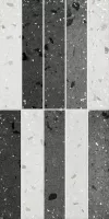 Плитка Керамин 60x30 Морена настенная 2Д черный матовая