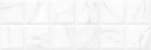 Плитка Керамин 90x30 Монте настенная 7Д белый глянцевая