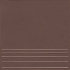 Плитка Керамин 30x30 Амстердам ступень клинкерная 4 коричневый