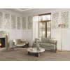 Плитка Ape Ceramica Bellagio Dec Careno Sera Rect матовая цветы черный 120x60