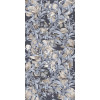 Плитка Ape Ceramica Bellagio Dec Baroque Blu Mix Rect Rev матовая цветы синий 120x60