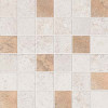 Мозаика 30x30 9мм Alpes Raw Mos Quadr Glam Ivory матовая Abk