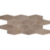 Мозаика 60x30 9мм Mosaico Losanga Mud матовая Abk