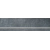 Плитка Alpas ступень фронтальная Beton Anthrazite матовая 120x30