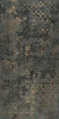 Плитка Mariner настенная 120x60 AFFRESCHI CARAVAGGIO матовая темно-серый, черный