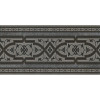 Плитка SDS подступенок Koblenz Stellstufe mit Dekor Anthrazit матовая 31x16