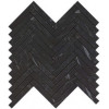 Плитка Marvel Nero Marquina Herringbone Wall 9Shn глянцевая черный мрамор 31x30 Atlas Concorde