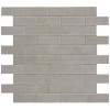 Плитка Boost Grey Minibrick 9Bmy матовая серый бетон, цемент 31x31 Atlas Concorde