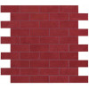 Плитка Boost Red Minibrick 9Bmq матовая красный бетон, цемент 31x31 Atlas Concorde