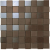 Плитка Marvel Bronze Net Mosaic Ascw коричневый мрамор 31x31 9мм Atlas Concorde