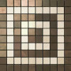 Плитка Marvel Bronze Champagne Greca Mosaico Asm8 коричневый мрамор 30x19 10мм Atlas Concorde
