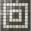Плитка Marvel Grey Moon Greca Mosaico Asm9 серый мрамор 30x19 10мм Atlas Concorde