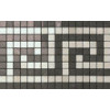 Плитка Marvel Grey Moon Angolo Mosaico Asnb белый мрамор 19x19 10мм Atlas Concorde