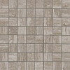 Плитка Marvel Trav Silver Mosaico Matt Adql матовая серый камень, мрамор 30x30 10мм Atlas Concorde