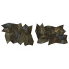 Плитка Marvel Brazil Green Leaf Lapp Aovo глянцевая зеленый мрамор 42x27 Atlas Concorde