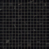 Плитка Marvel Black Atlantis Mosaic Q 9Mqk глянцевая черный мрамор 31x31 Atlas Concorde