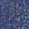 Плитка Marvel Ultramarine Mosaic Q 9Mqd глянцевая синий мрамор 31x31 Atlas Concorde
