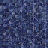 Плитка Marvel Ultramarine Mosaico Lappato Aovd глянцевая синий мрамор 30x30 Atlas Concorde