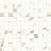 Плитка Marvel Calacatta Prestigio Mosaico Lapp A424 глянцевая белый мрамор 30x30 Atlas Concorde