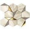 Плитка Marvel Gold Hex Gris-Calacatta 9Ehg белый мрамор 29x25 Atlas Concorde