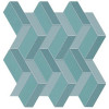 Плитка Prism Dusk Wiggle A4Z9 микс голубой бетон, цемент, под обои 32x31 Atlas Concorde
