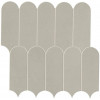 Плитка Prism Cloud Mosaico Bead A4Zy матовая серый однотонная, краска, штукатурка, бетон, цемент 30x30 Atlas Concorde
