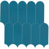 Плитка Prism Midnight Mosaico Bead A4Z4 матовая синий однотонная, краска, штукатурка, бетон, цемент 30x30 Atlas Concorde