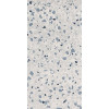 Плитка Glim Azzurro Matt R10 Frxv матовая синий, белый терраццо, камень 60x30 Fap Ceramiche