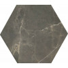 Плитка Roma Imperiale Esagono Flvc матовая коричневый мрамор 25x22 9мм Fap Ceramiche