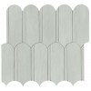 Плитка Milano Mood Acquamarina & Perla Archs Mosaico Fqks серый бетон, цемент, краска, штукатурка 31x28 Fap Ceramiche