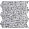 Плитка Pat Deco Blue Triangolo Mosaico Foeh синий 31x31 9мм Fap Ceramiche