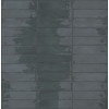 Плитка Rinascente Resin Agata Brick Murano Ринашенте Резин Агата Брик Мурано 600010002390 глянцевая черный, темно-серый однотонная 30x8 9мм Атлас Конкорд