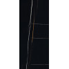 Плитка Charme Deluxe Sahara Noir Lux Ret Шд Сахара Нуар Люкс Рет 600180000008 глянцевая черный камень, мрамор 278x120 6мм Италон